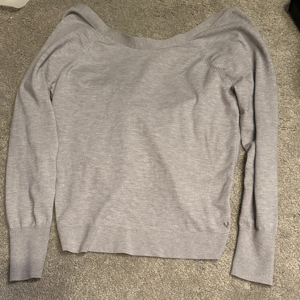 Victoria's Secret Light Gray Knit Top